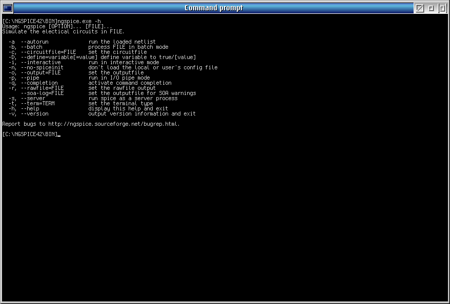 Ngspice | eCSoft/2