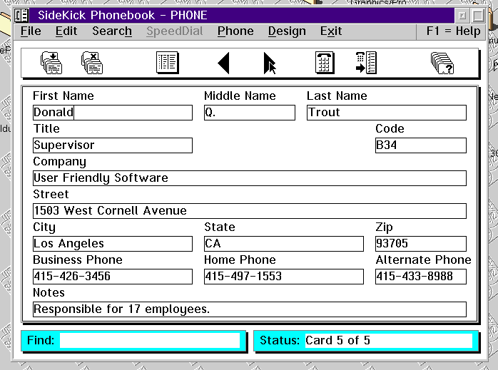 sidekick 3 desktop interface