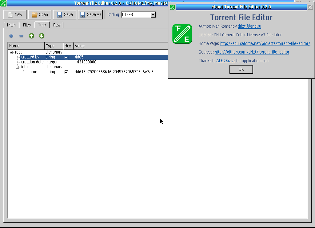 free instal Torrent File Editor 0.3.18
