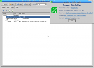 instal Torrent File Editor 0.3.18